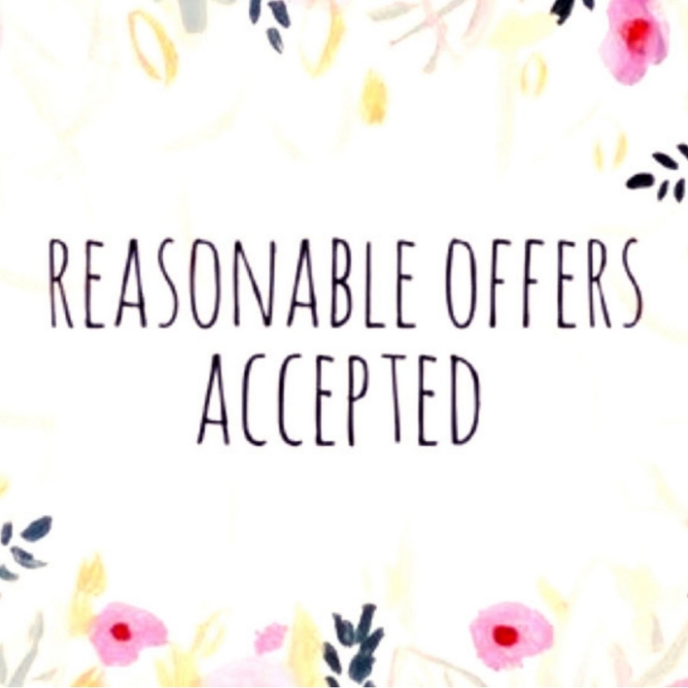 Reasonable offers considered